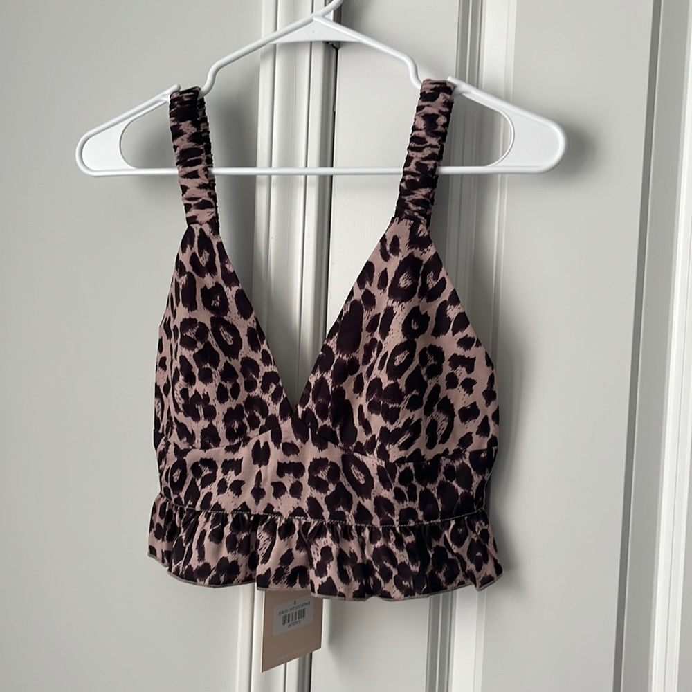 Animal print top